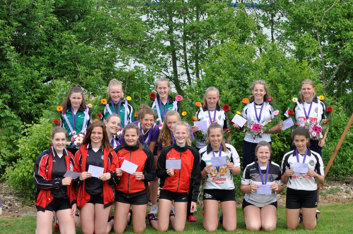 alle winnaars Meisjes Afdeling en opstappers